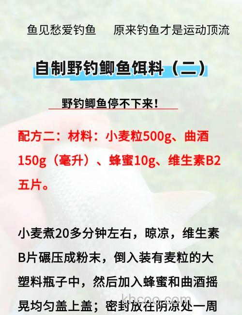 冬季主攻鲫鱼饵料配方，效果好，上鱼快