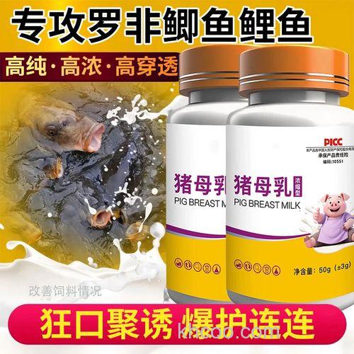 猪母乳钓鲢鳙用量？