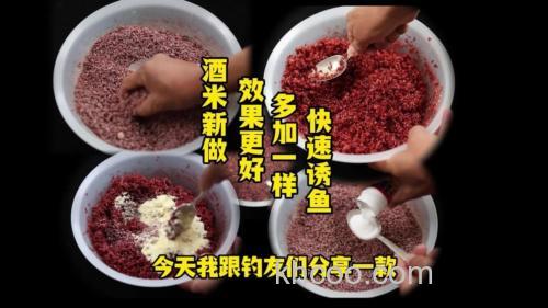 怎样泡制酒米钓鱼窝料