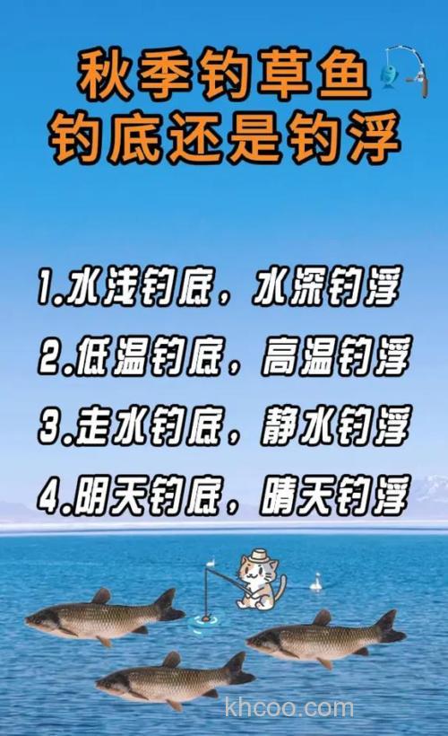 秋季钓草鱼是钓底，还是钓浮？