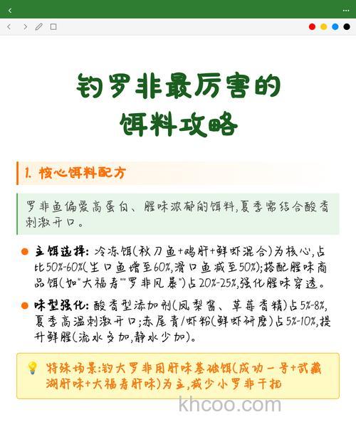 钓大罗非排名第一的饵料