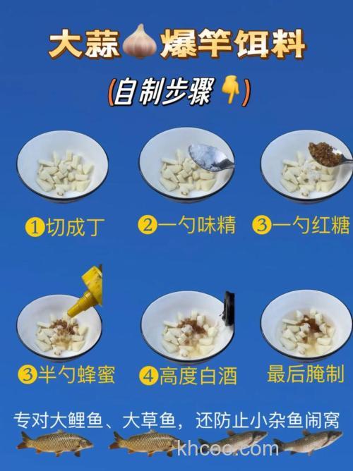 大蒜钓鲤鱼最好配方？