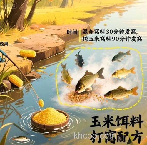 怎样用鲜玉米做窝料钓鲤鱼
