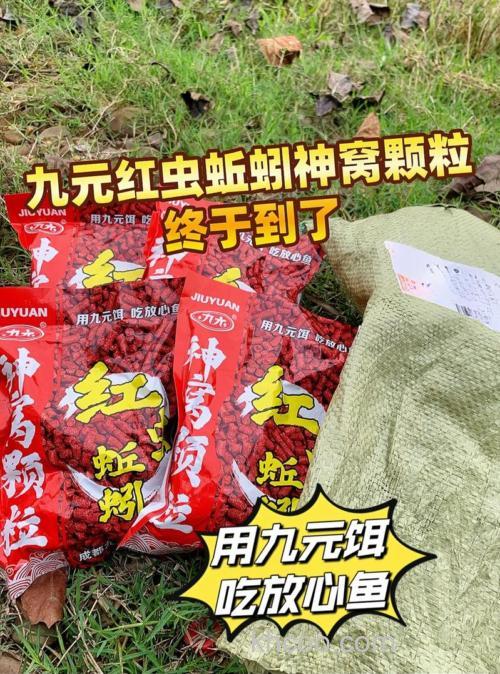 红虫颗粒怎么打窝子?