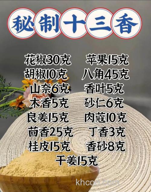 十三香酒米配方？