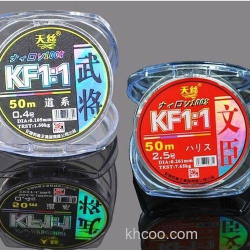 钓鱼王天丝系列武将和文臣鱼线怎么辨认真假