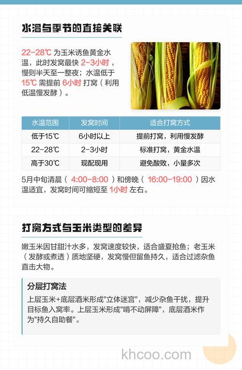 什么时候用玉米钓鲤鱼好使？