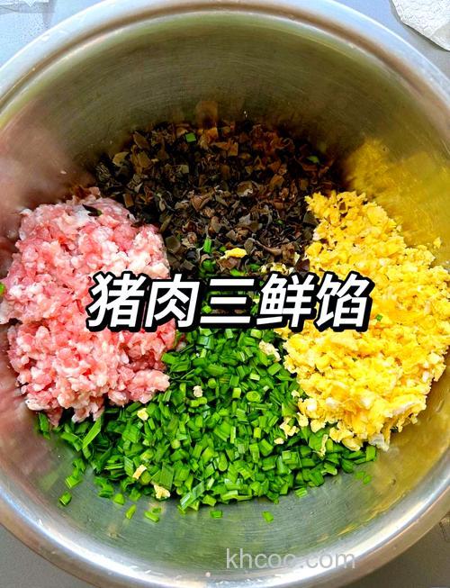 鱼肉猪肉调馅的做法？