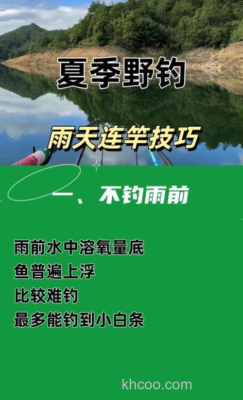 下雨天钓鱼，掌握这些技巧，比晴天收获更多！如何选钓位和用饵？
