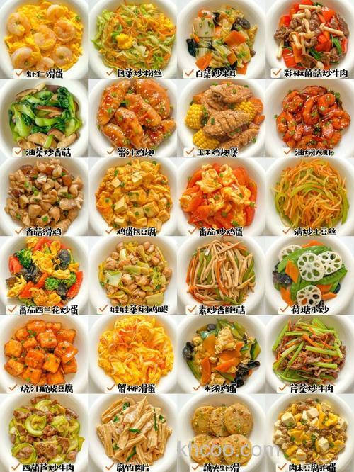 家常炒菜都有什么菜