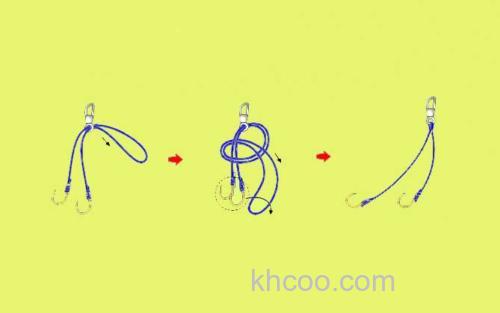 未打结子线与八字环的绑法_3
