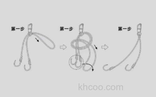 未打结双钩子线_2