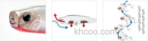 水表下攻鲈 Viva BowFlap 80S 海鲈用饵_1