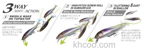 优雅扰流！！Megabass PROPDARTER 106 水面扰流螺旋桨米诺_4