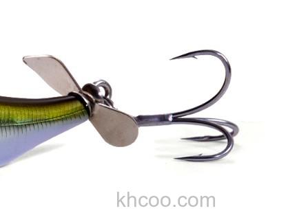 优雅扰流！！Megabass PROPDARTER 106 水面扰流螺旋桨米诺_5