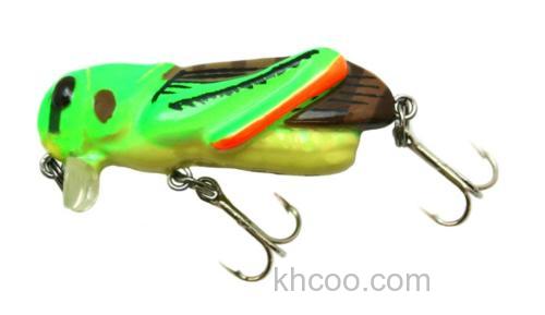 溪流萌蜢 Tiemco Trick Trout Grasshopper_0
