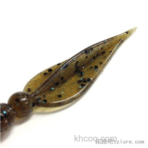 Geecrack LEAF SHRIMP 叶形软尾虾 路亚软饵_1