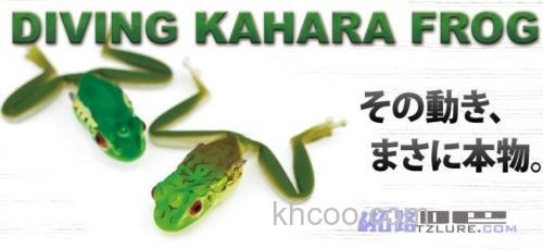 蛙!进行时 DIVING KAHARA FROG 雷蛙路亚软饵_0