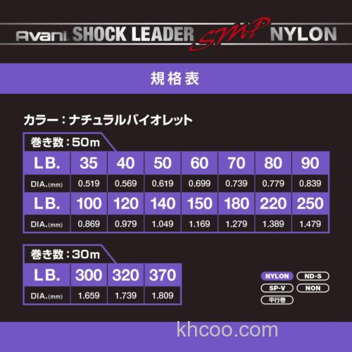 久经考验！VARIVAS Avani Shock Reader SMP 咸水大物尼龙前导线_5