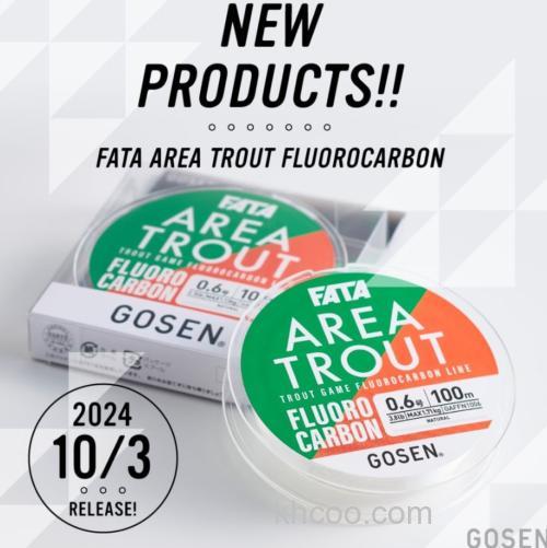 GOSEN FATA AREA TROUT FLUOROCARBON 管钓鳟鱼专用氟碳线_0