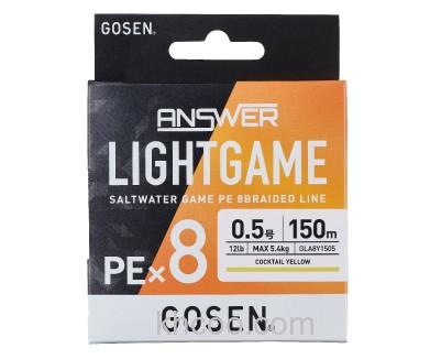 咸水小搞专属 GOSEN ANSWER LIGHTGAME PE×8 PE线_2