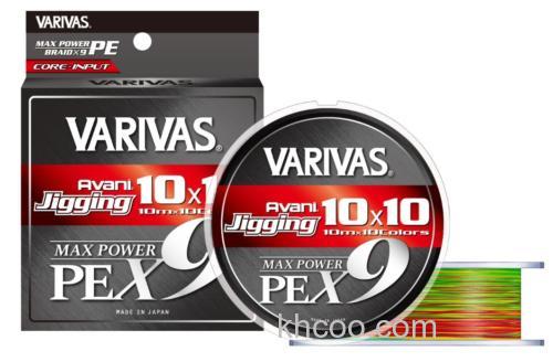 高性能铁板用线 VARIVAS Avani Jigging 10×10 MAX POWER PE X9 PE线_0