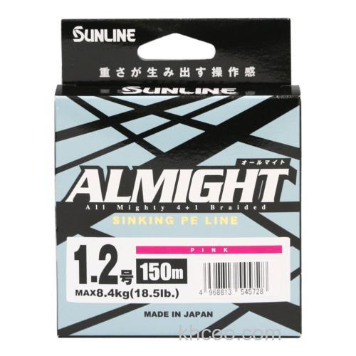 鳟钓专属高比重PE Sunline ALMIGHT 高比重PE线_0
