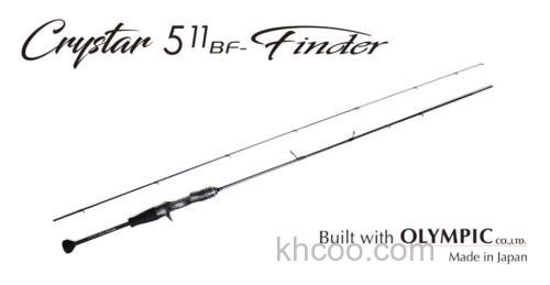 最高1g起抛 Clear Blue Crystar511BF-Finder 竹荚鱼竿_0