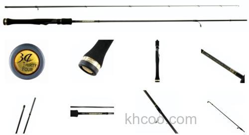 入门专属 34Thity Four GUIDEPOST LHR-62 根钓竿_1