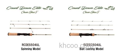 复古气质 Rapala 24 Count Down Elite Classic Glass 5′ 便携鳟鱼竿_1