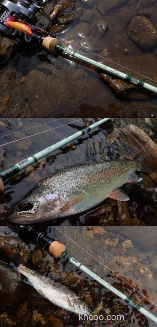 复古气质 Rapala 24 Count Down Elite Classic Glass 5′ 便携鳟鱼竿_2