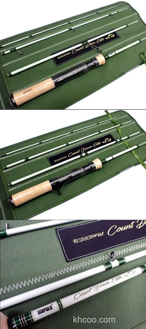 复古气质 Rapala 24 Count Down Elite Classic Glass 5′ 便携鳟鱼竿_4