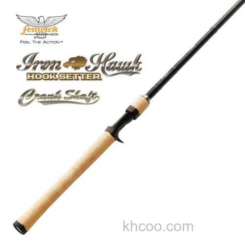 业有专攻 TIEMCO Fenwick IronHawk Hooksetter&Crankshaft BASS竿_0