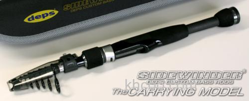 DEPS SIDEWINDER 振出式超短便携旅行路亚竿_0