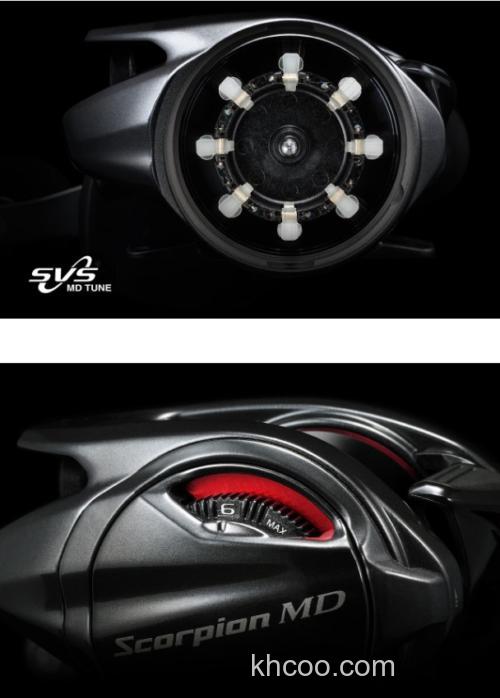 强劲有力！SHIMANO 2025 SCORPION MD 300 水滴轮_3