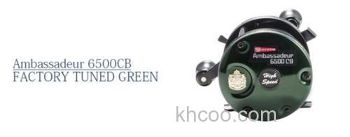 复古流雷鱼属 ABU GARCIA Ambassadeur 6500CB FACTORY TUNED GREEN 鼓轮_0