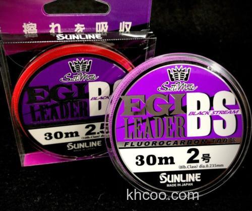 绑线强度+抗拉强度UP！21 Sunline Saltimate EGI Leader BS 氟碳前导线_0