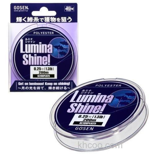 集光功能搭载 GOSEN luminashine 特殊聚酯线_3