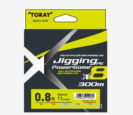 铁板POWER！TORAY Jigging power game pe X8 PE线_0
