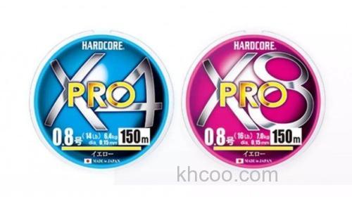 操作性耐磨性UP！DUEL HARDCORE X4 PRO/HARDCORE X8 PRO PE线_0
