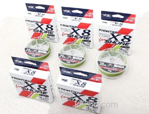 实用强度兼具 YGK FRONTIER BRAIDCORD X8 for SHORE PE线_1