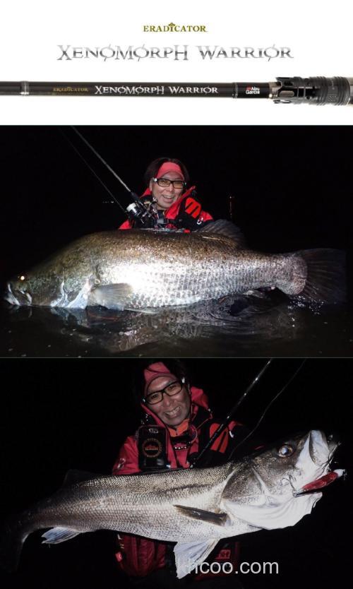 爆种战将 AbuGarcia Eradicator Xenomorph WARRIOR 大物海鲈竿_3