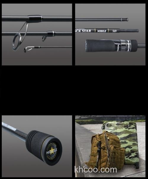 便携之“星”XESTA BLACK STAR MOBILE 根钓竿_1