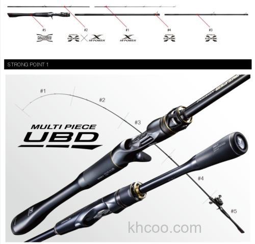 创新5节款 JACKALL x SHIMANO POISON ULTIMA 5 PIECE BASS竿_4