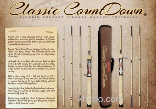 四节便携 Rapala Classic CountDown 便携旅行竿_0