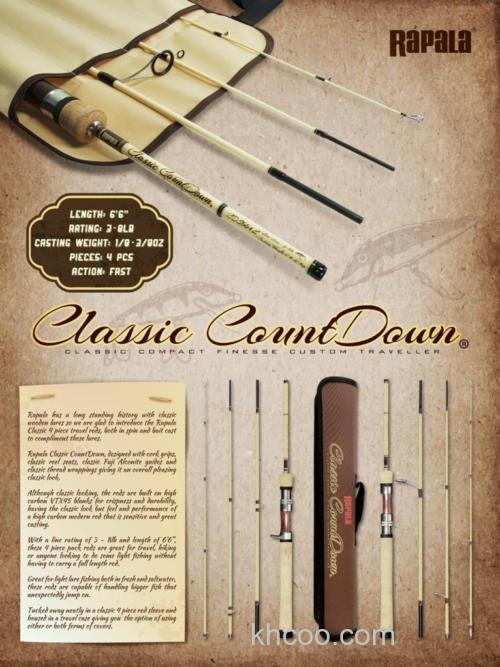 四节便携 Rapala Classic CountDown 便携旅行竿_3
