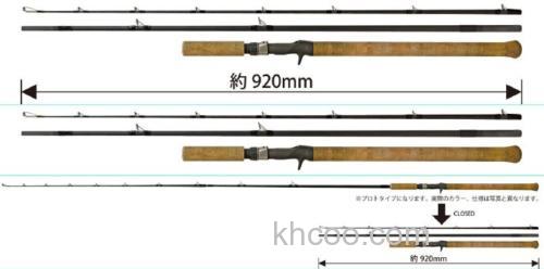 拿起来就走 Rattytwister Lime Country MH75 便携雷强竿_2