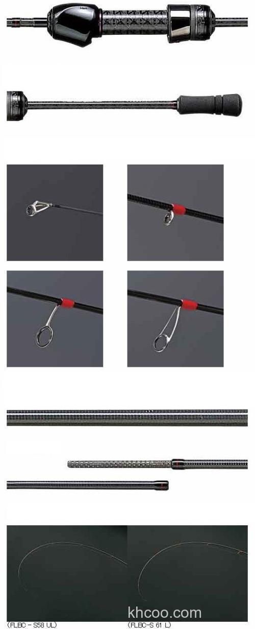 轻量高灵敏 SMITH Black custom 管钓鳟鱼竿_2