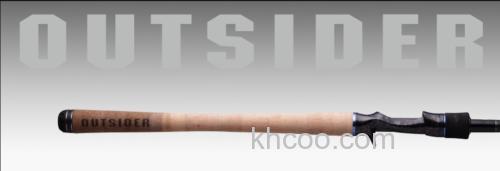 大饵炮架！AbuGarcia OUTSIDER produced by Deez BASS竿_0