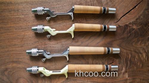 玩物 Tsunami lures Fishbone Rod Handle 2017 复古竿柄_3